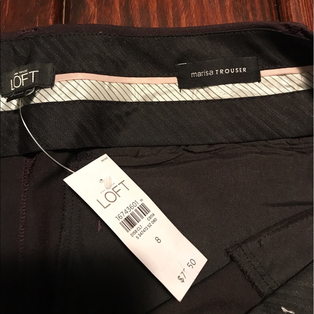 Plum LOFT marissa trouser